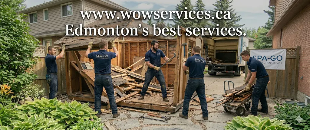 Shed Demolition & Removal in Edmonton
