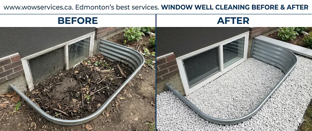 Window Well Cleaning & Drainage Edmonton