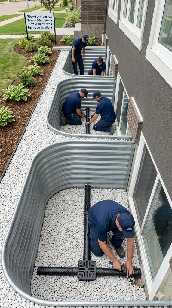 Window Well Cleaning & Drainage Edmonton