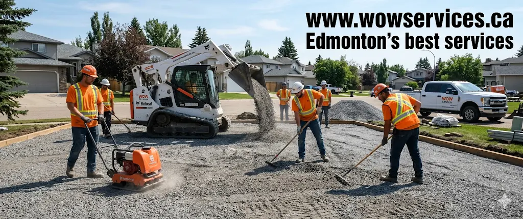 Gravel Pad Installation Edmonton