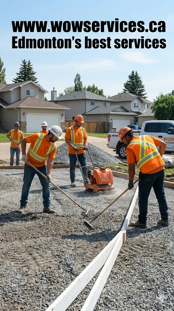 Gravel Pad Installation Edmonton