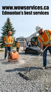 Gravel Pad Installation Edmonton