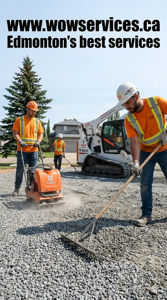 Gravel Pad Installation Edmonton
