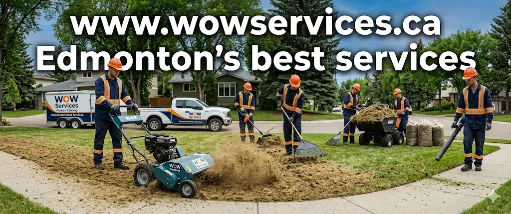 Power Raking & Spring Lawn Cleanup Edmonton