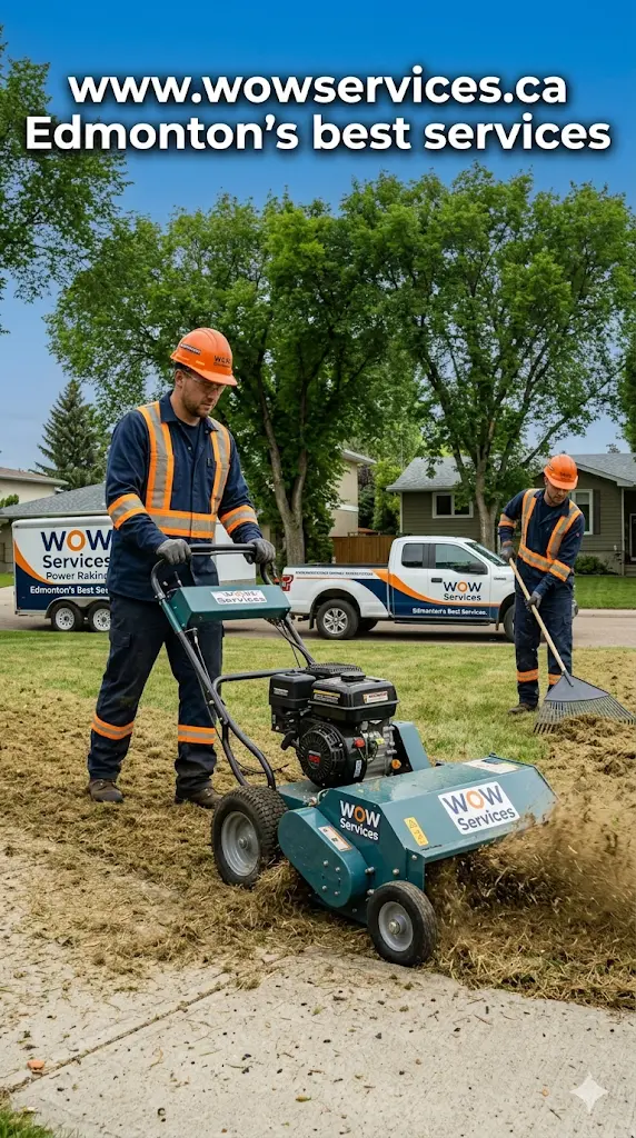 Power Raking & Spring Lawn Cleanup Edmonton