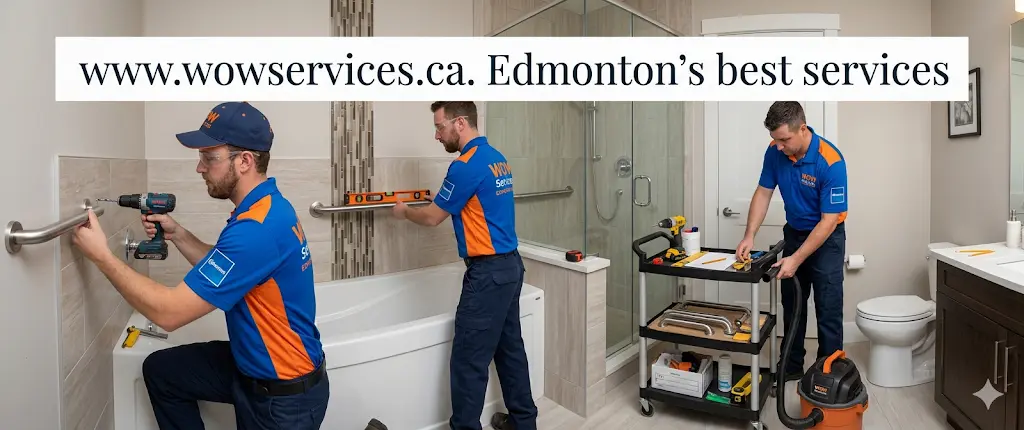 Bathroom Grab Bar Installation Edmonton