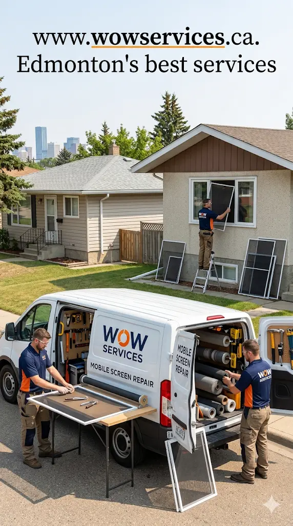 Window Screen Repair Edmonton