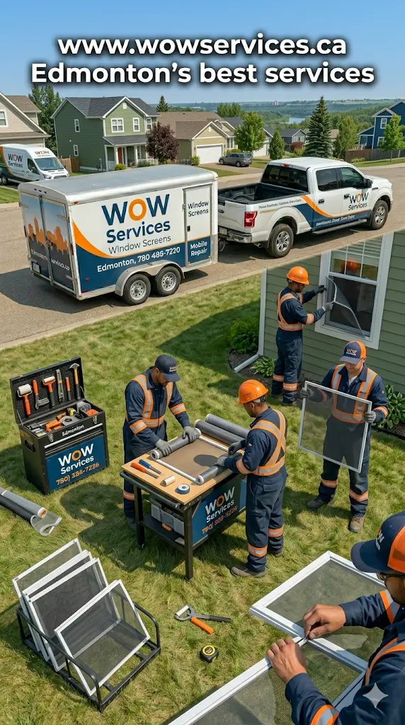 Window Screen Repair Edmonton