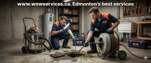 Clogged Basement Floor Drain Edmonton