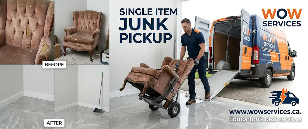 Single Item Junk Pickup Edmonton