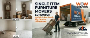 Single Item Furniture Movers Edmonton