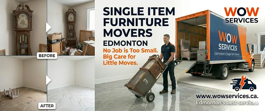 Single Item Furniture Movers Edmonton