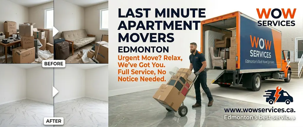 Last Minute Apartment Movers Edmonton