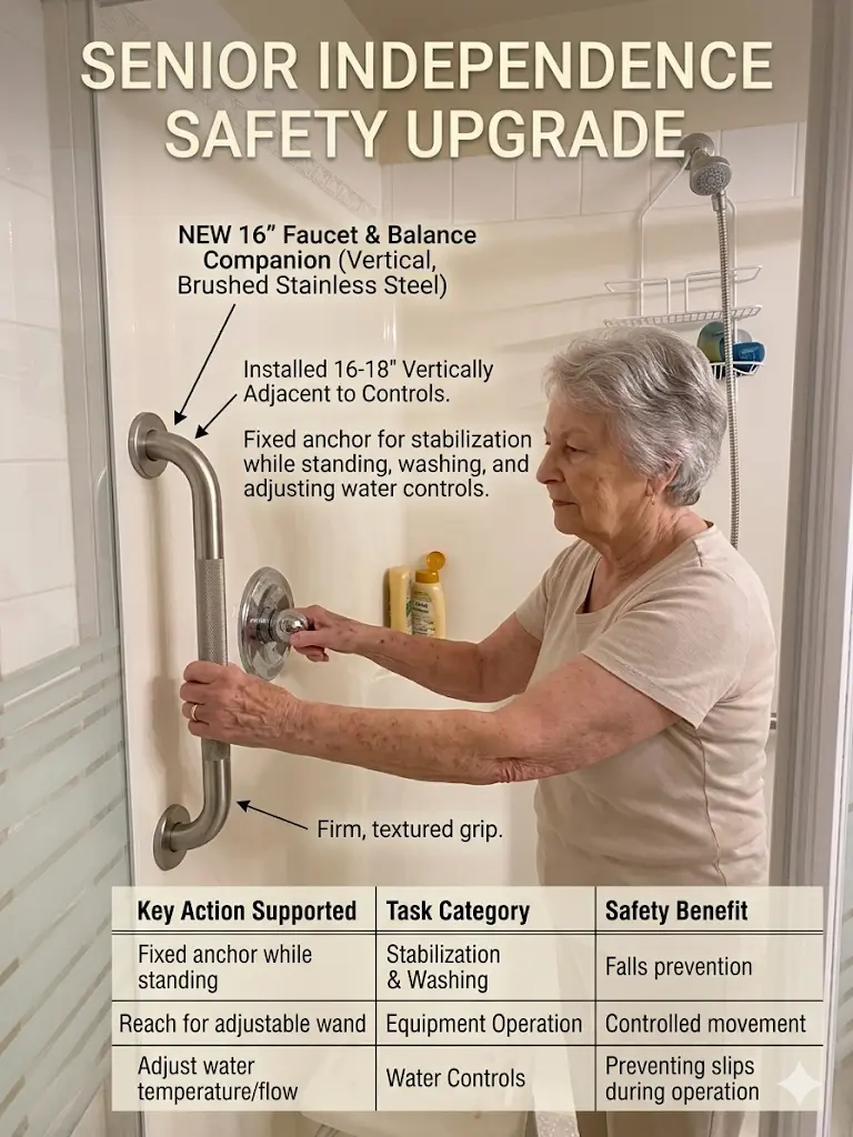 Bathroom Grab Bar Installation Edmonton