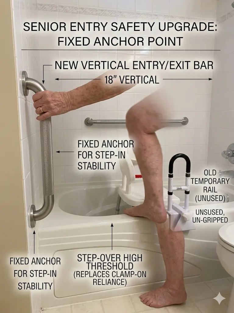 Bathroom Grab Bar Installation Edmonton