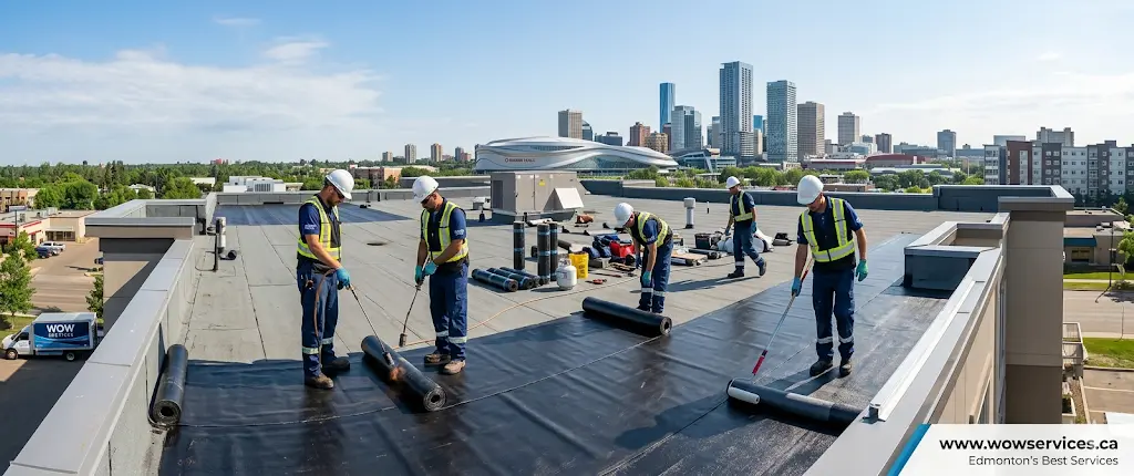 Flat Roof Repair Contractors Edmonton