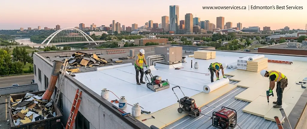 leduc roof replacement services