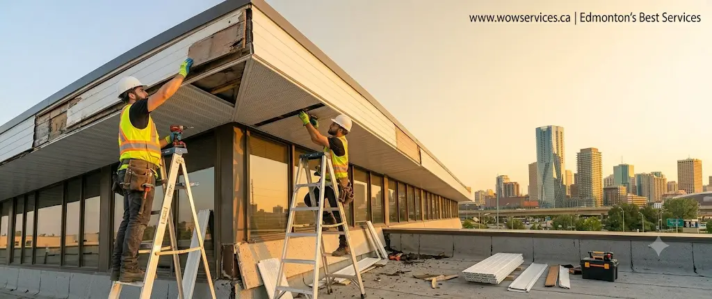 soffit and fascia repair edmonton