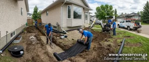 Yard Drainage Repair Edmonton