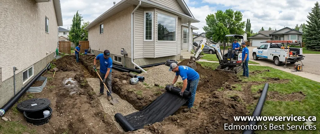 Yard Drainage Repair Edmonton