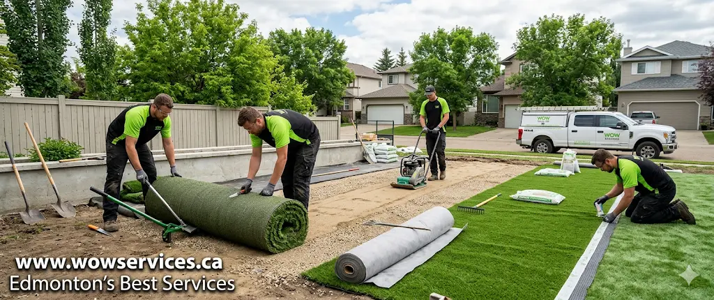 Artificial Grass Installation Edmonton