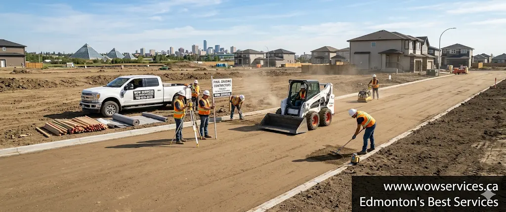 Final Grading Contractors Edmonton