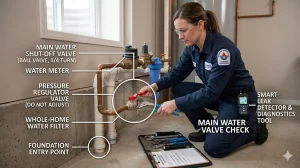 Main Water Valve Check Edmonton
